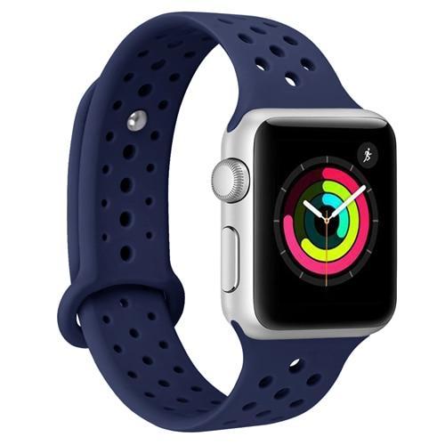 Silicone sport strap For Apple watch band apple watch 5 4 3 44mm 40mm 42mm/38mm correa iwatch 5 bracelet Rubber watchband belt