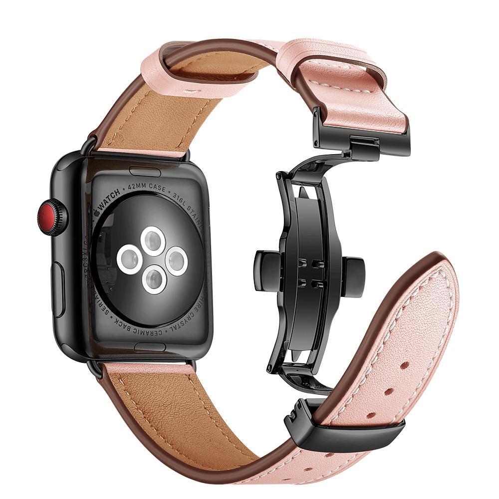 Genuine Leather strap For Apple watch band pulseira apple watch 5 4 3 44mm/40mm iwatch band 42mm 38mm correa Watchband bracelet