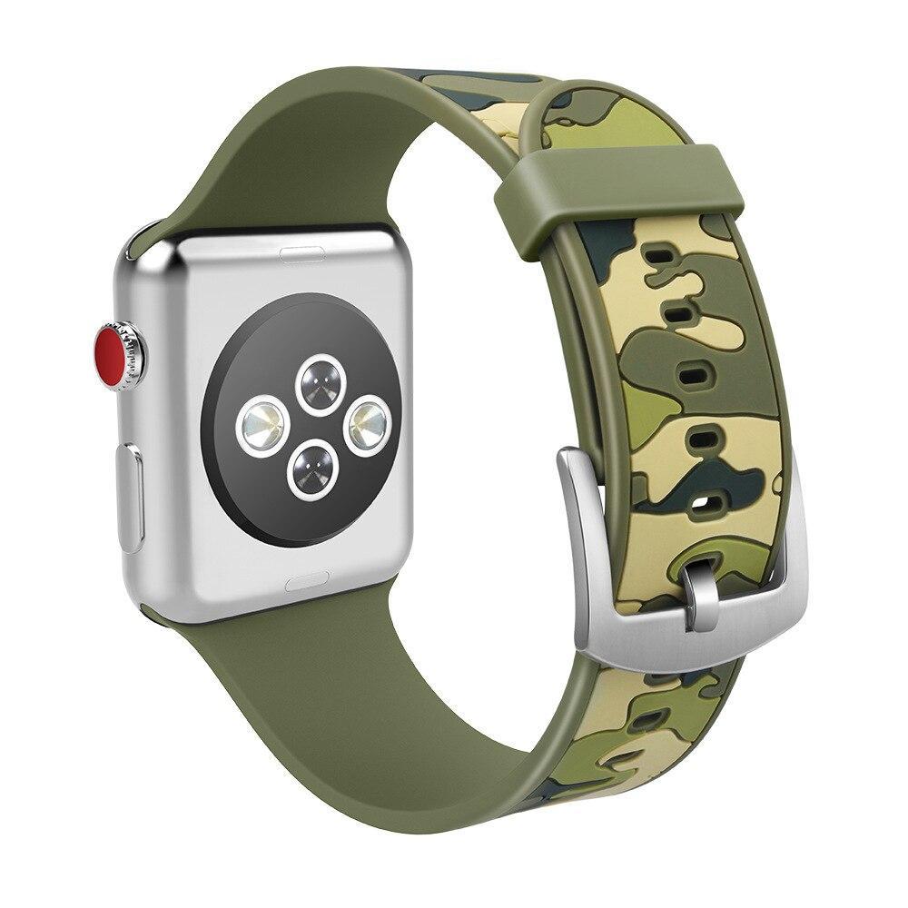 Sport Silicone strap For Apple Watch 4 3 2 1 band 44mm 40mm correa iWatch band 42mm 38mm Colorful Silicone Bracelet belt