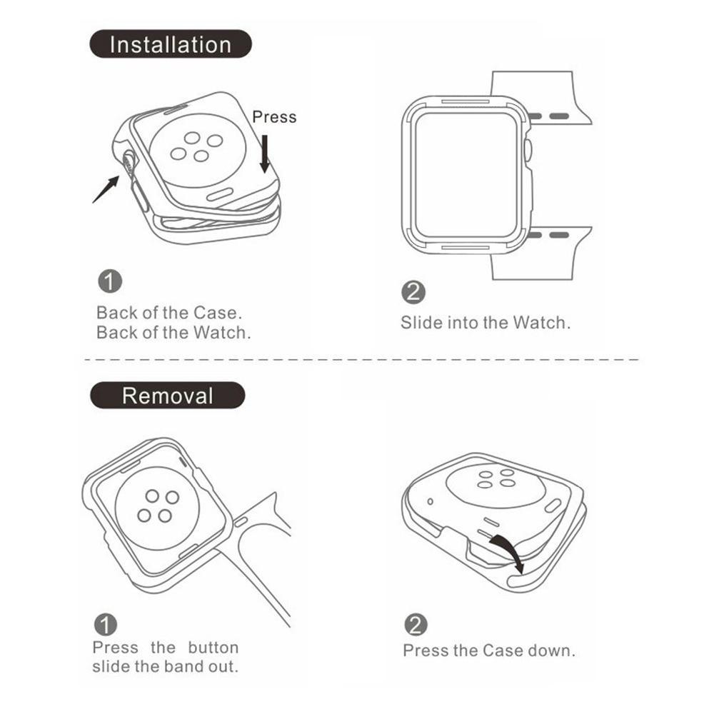 silicone protective case for apple watch 3 42mm 38mm for iwatch sreise 3/2/1 rubber case for apple watch nike case