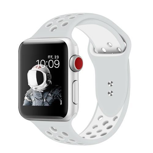 Sport Band For Apple Watch 4 44MM/40MM Silicone Strap iwatch Nike series 3 2 1 42mm 38mm wrist bracelet  watchband belt