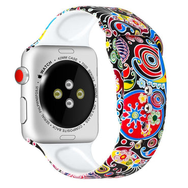 strap For Apple Watch band pulseira apple Watch 4 3 5 44mm 40mm iwatch band 42mm 38mm correa Popular Printing women bracelet 44