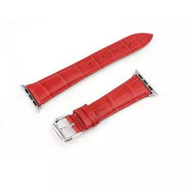 Leather strap For Apple Watch band apple watch 5 4 3 band 44mm/40mm correa iwatch 5 4 3 42mm/38mm Bamboo Bracelet watchband belt
