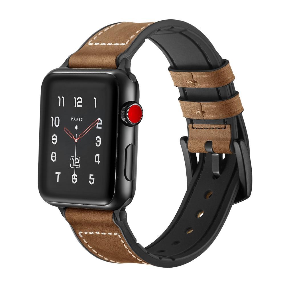 sport Leather Strap For Apple Watch band 42mm 38mm silicone iwatch series 3/2/1 wrist bands bracelet belt accessories