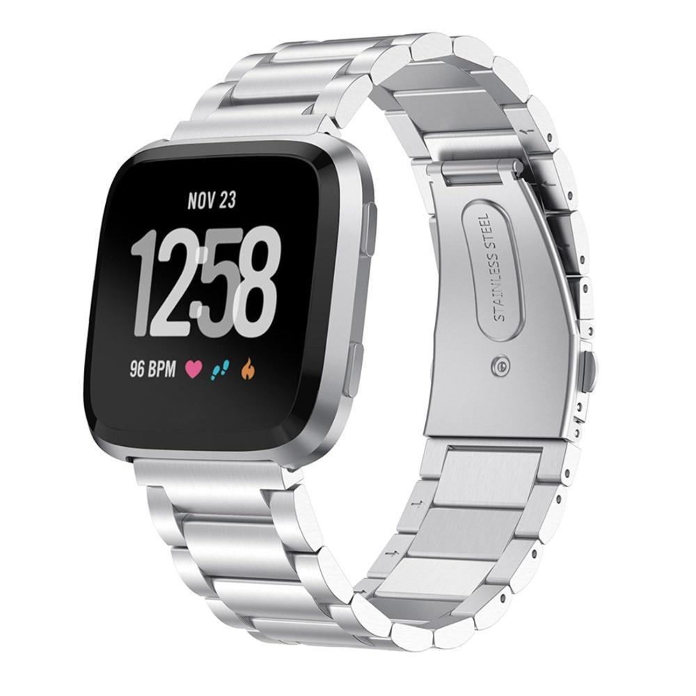 Stainless Steel band For Fitbit Versa/versa 2/versa lite Strap correa Wrist Bracelet Watchband belt reloj watch Accessories