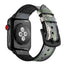 Silicone Leather strap For Apple watch band apple watch 4 3 44mm 40mm  iwatch band series 4/3/2/1 42mm 38MM camouflage bracelet