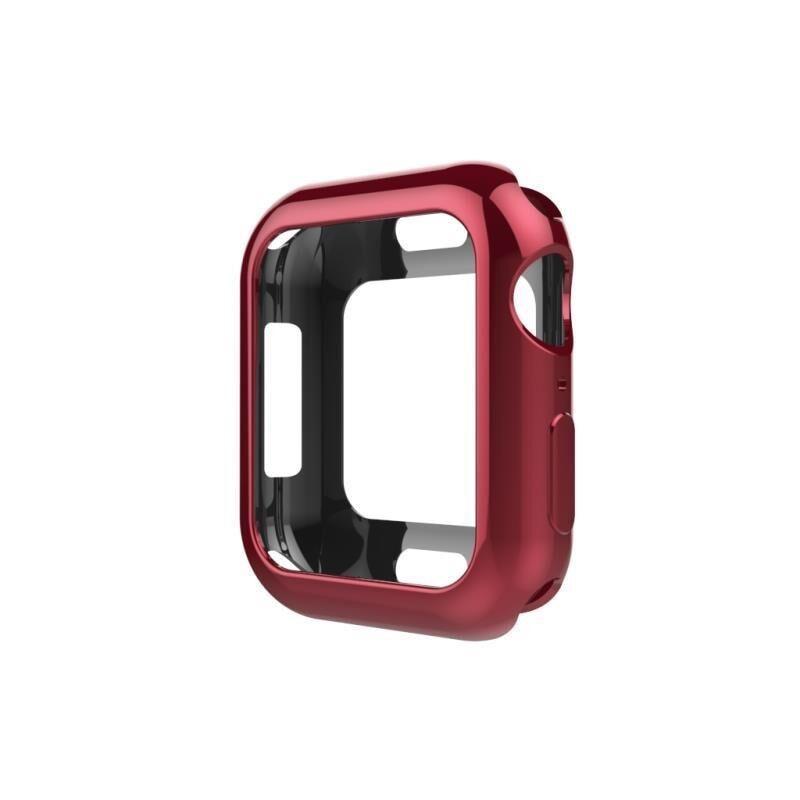 Case Cover For Apple Watch band apple watch 5 4 3 44mm 40mm Iwatch series 4 5 silicone case rubber TPU Soft Protect frame shell