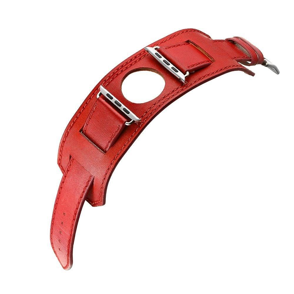 Leather cuff strap For apple watch band apple watch 5 4 3 42mm 38mm iwatch band 44mm/40mm bracelet belt watchband