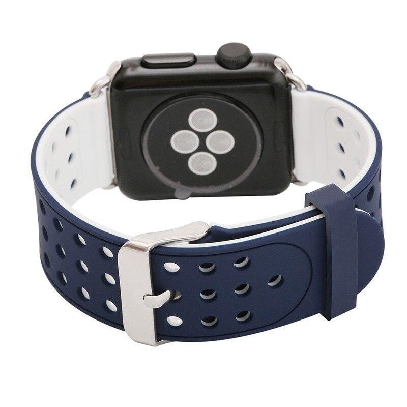 Sport Band for Apple Watch 5 4 3 44mm 40mm Strap correa iwatch series 3 2 1 42mm/38mm wrist bracelet belt Breathable watchband