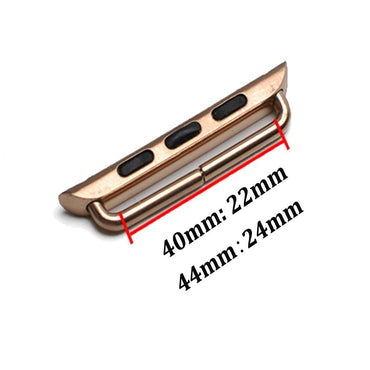 Connector Adapter For apple watch 5 4 band strap 44mm 40mm iwatch series 3 2 1  Metal Stainless Steel Accessories & tool