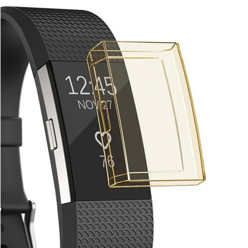 Soft Silicone Watch Case cover For Fitbit Charge 2 band  screen protector Ultra-thin Replacement protect Cases frame