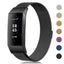New Milanese loop strap For Fitbit charge 3 watch band  smart bracelet stainless steel belt sports watch strap wrist band