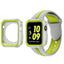 Silicone sport strap For Apple watch band case 42mm 38mm iwatch series 3 2 1 wrist bands bracelet belt Protective cover