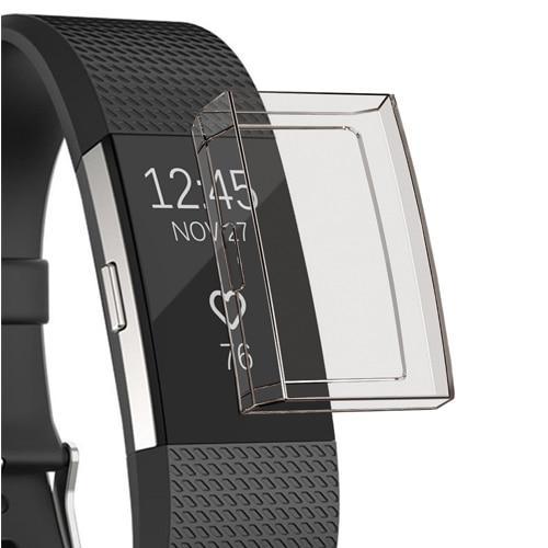 Soft Silicone Watch Case cover For Fitbit Charge 2 band  screen protector Ultra-thin Replacement protect Cases frame
