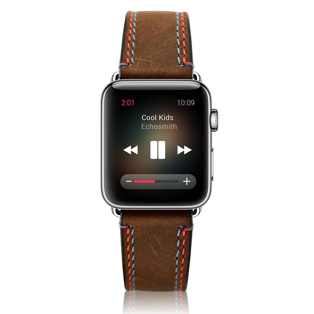 Genuine Leather Strap For apple watch band 42mm 44mm correa iwatch series 4 3 2 1 38mm 40mm Wrist Bracelet watchband