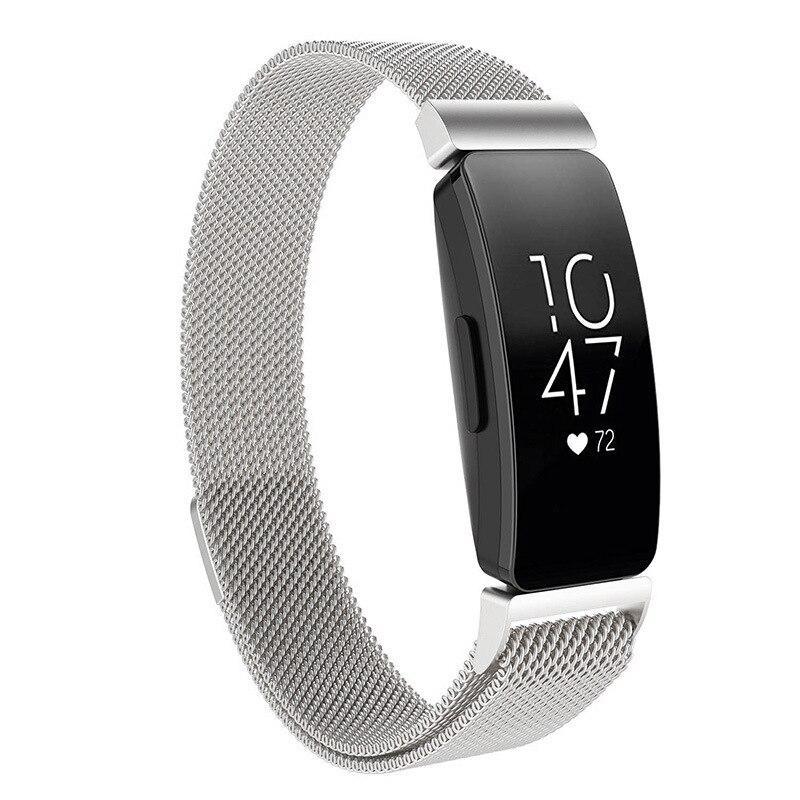 For Fitbit Inspire HR/ace2 Band Replacement Milanese Loop Strap Magnetic Stainless Steel Bracelet Betl for Fitbit Inspire