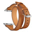 Genuine Leather strap For Apple watch 4 band 44mm 40mm correa iWatch Series 3 2 1 42mm Double Tour Wrist Bracelet belt