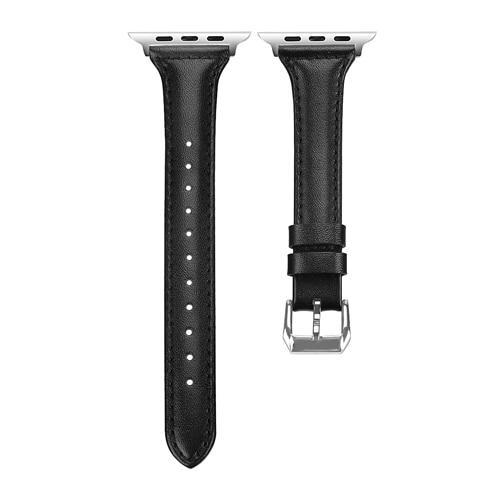 2018 Leather Strap For Apple watch band 42mm/38mm wrist band Iwatch series 3/2/1 bracelet belt stainless steel adapter