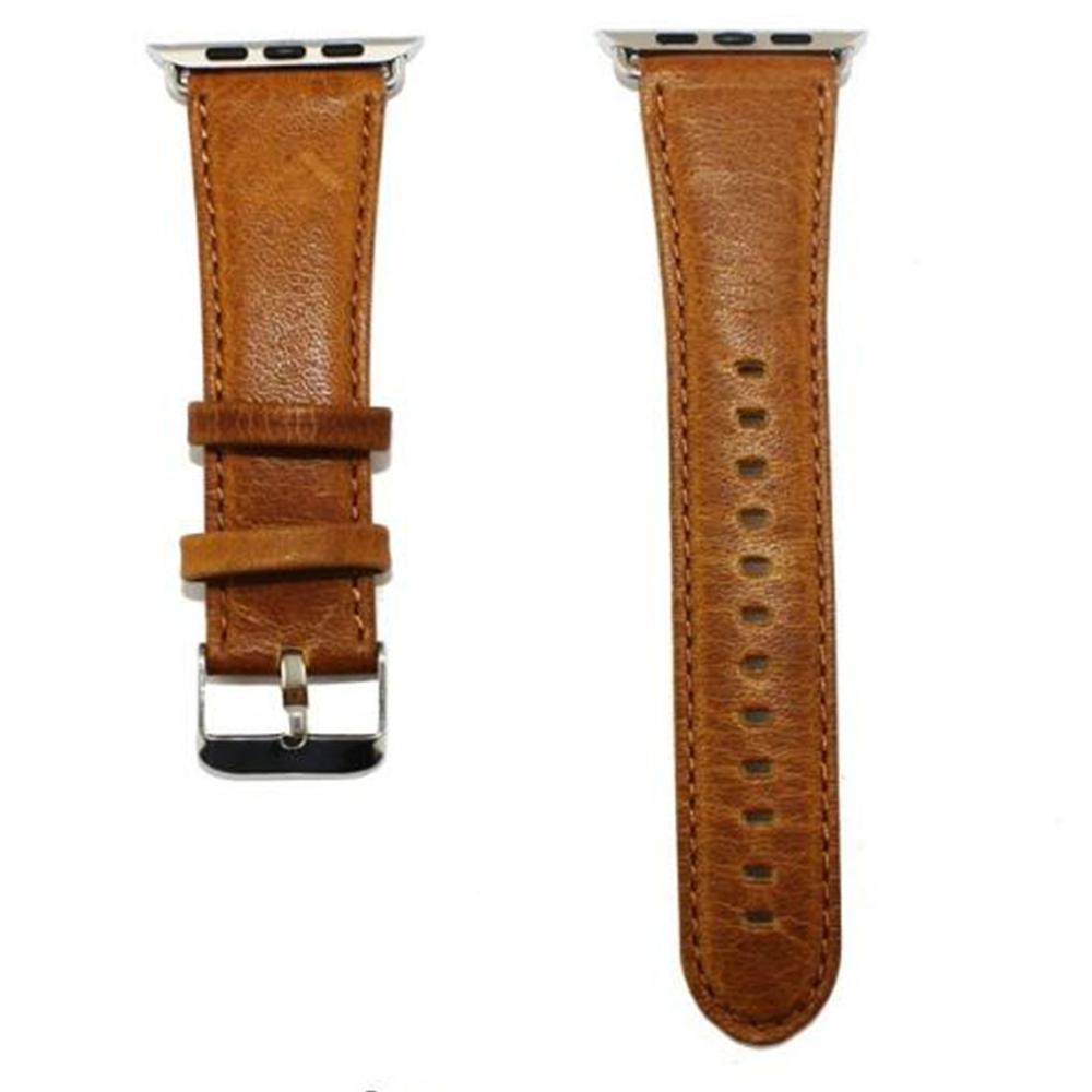 Genuine Leather strap For Apple Watch band 42mm(44mm)/38mm(40mm) iwatch 4 3 2 1 Crazy horse wrist bracelet watchband