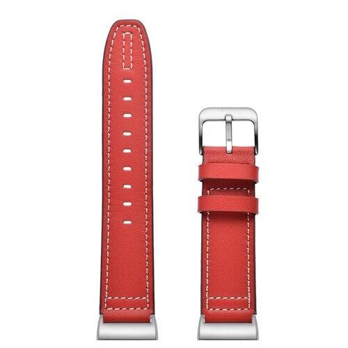 LNOP Genuine Leather strap for fitbit charge 3 band bracelet watchband divided into two styles Stainless steel buckle Wristbands