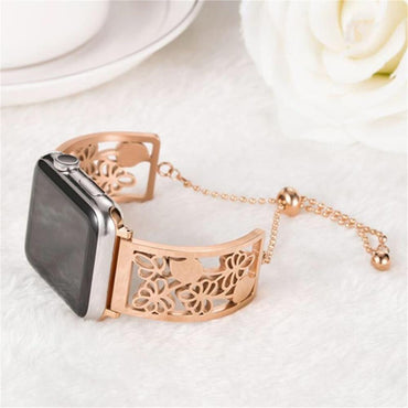 stainless steel Strap For apple watch band apple watch 5 4 3 band 40mm 44mm Iwatch 5 4 38mm 42mm diamond Bracelet watchband Belt