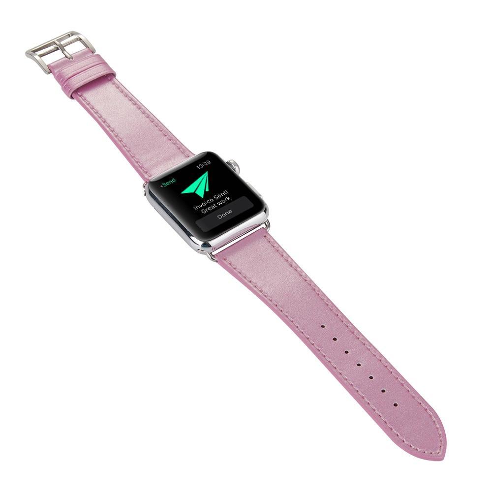 NEW Genuine Leather strap For Apple Watch Band 42mm 38mm Iwatch series 3 2 1 flash wrist bands bracelet watchband belt