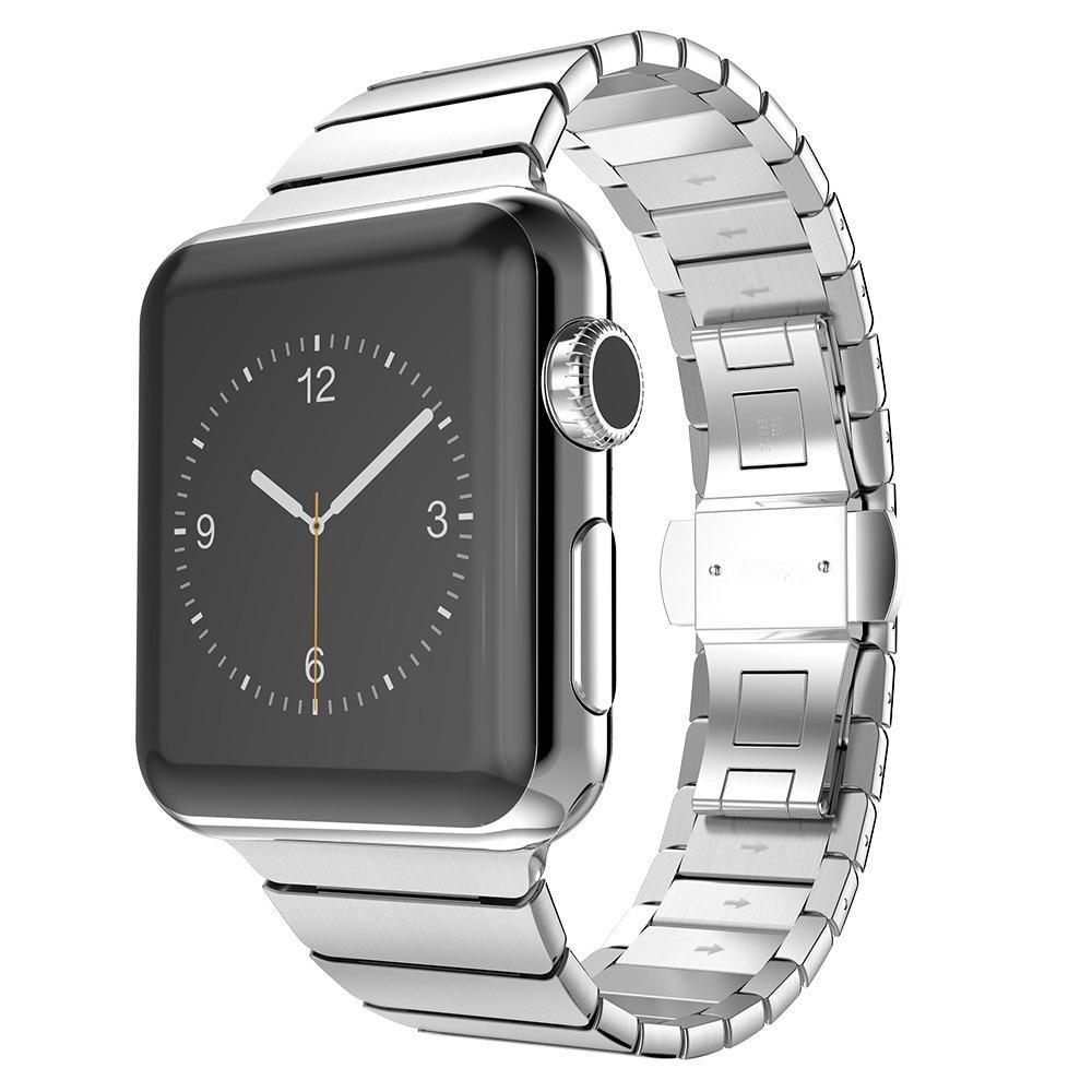 Link bracelet strap For Apple watch band 44mm 42mm iwatch 4/2/1 40mm/38mm butterfly loop wrist bracelet watchband belt