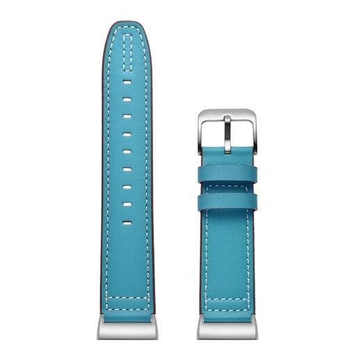 LNOP Genuine Leather strap for fitbit charge 3 band bracelet watchband divided into two styles Stainless steel buckle Wristbands