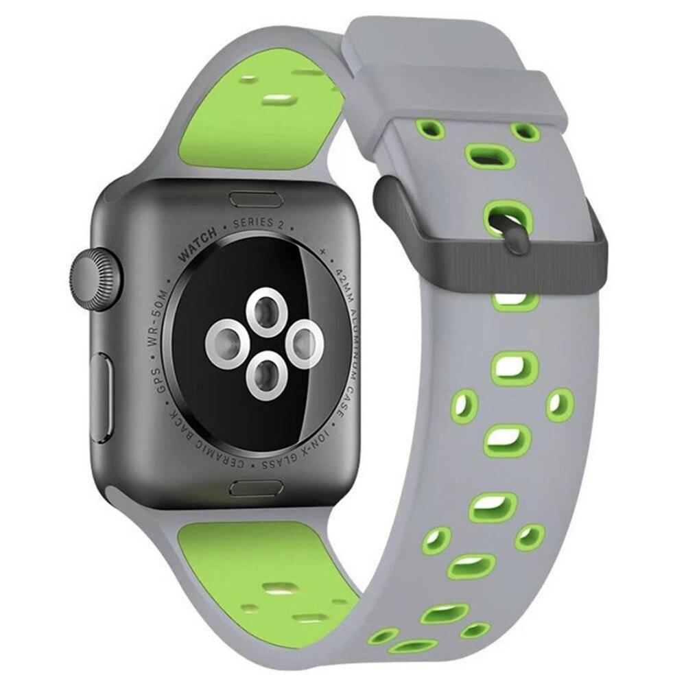 sport strap For Apple Watch band 42mm/38mm silicone iwatch series 3 2 1 wrist bands bracelet correa watchband belt