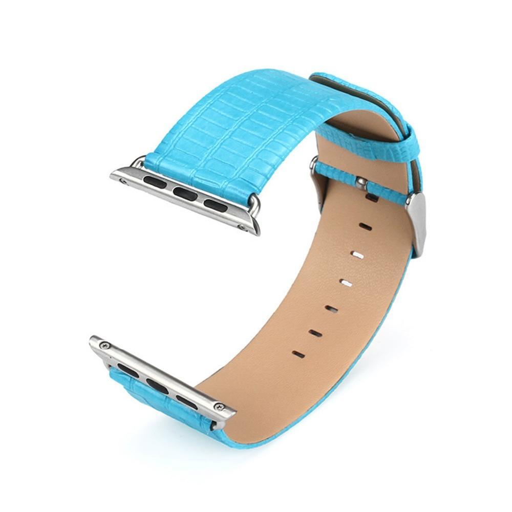 PU leather watch strap for apple watch 5 4 3 band 44mm/40mm iwatch 5 3 2 1 band  Lizard pattern wrist replacement Watch Strap