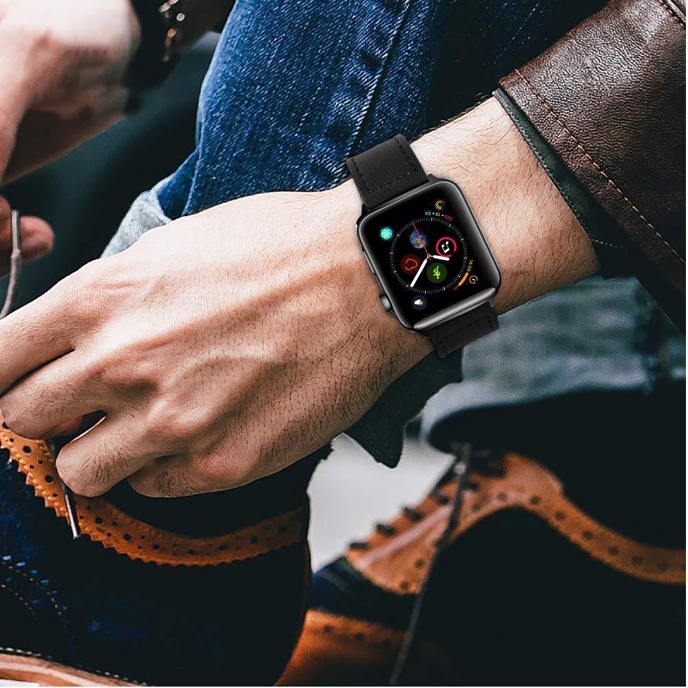 Leather strap For apple watch band apple watch 5 4 3 44mm/40mm correa iwatch band 42mm/38mm pulseira bracelet watch Accessories