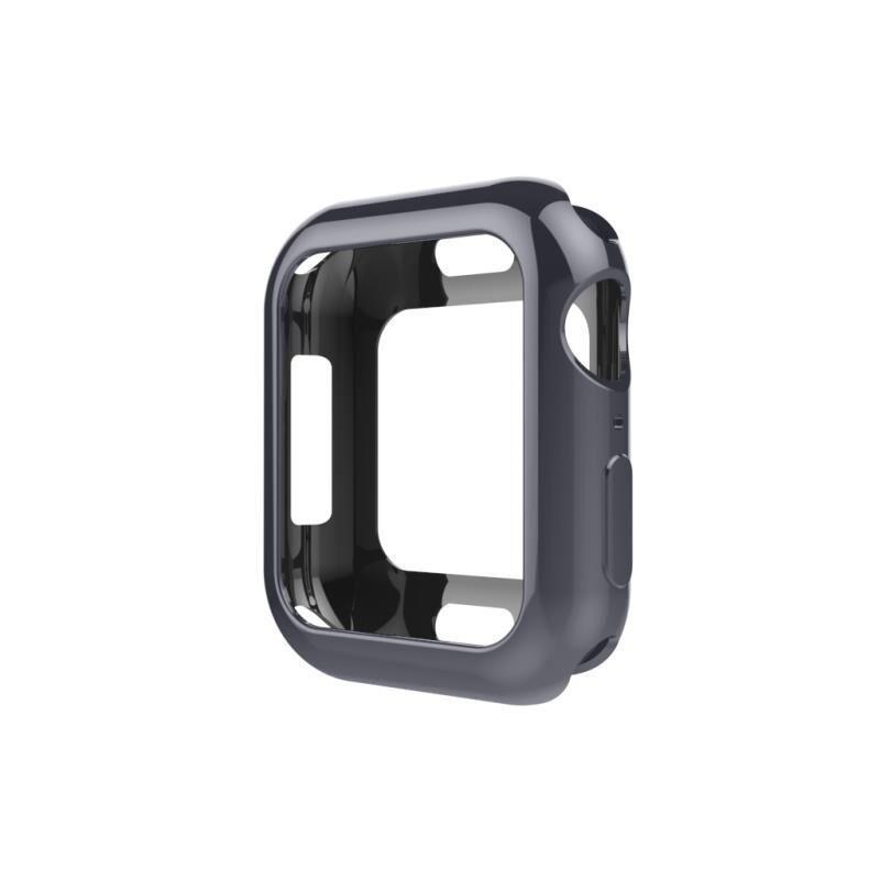 Case Cover For Apple Watch band apple watch 5 4 3 44mm 40mm Iwatch series 4 5 silicone case rubber TPU Soft Protect frame shell
