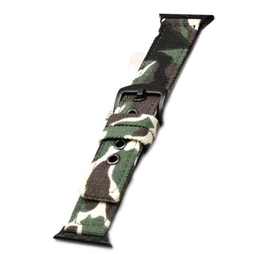 Sport Nato strap for apple watch 4 band 44mm 40mm correa iwatch band 3 2 1 42mm 38mm Camouflage canvas nylon wrist bracelet belt