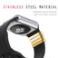 Decorative Ring Ornament For Apple Watch Band apple watch 4 3  5 band 44mm 40mm 42mm 38mm iwatch  Stainless Steel "LOVE" Gift