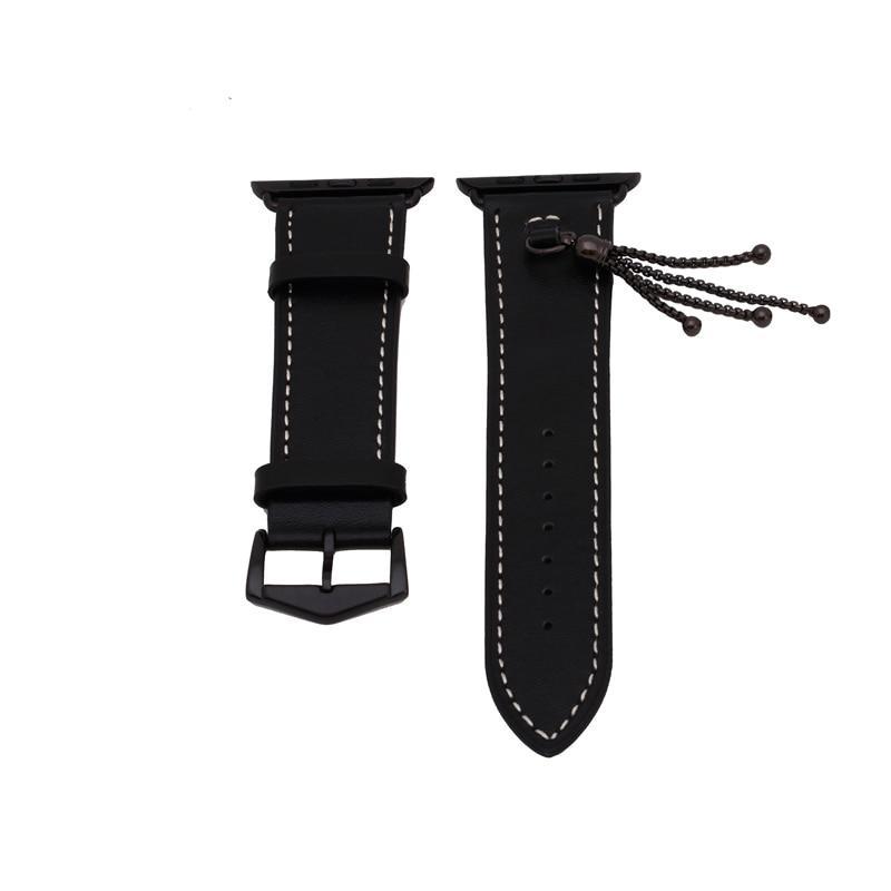 Leather strap For Apple Watch 4 band 44mm/40mm iwatch series 3 2 1 42MM/38MM Ornaments wrist bracelet watchband belt