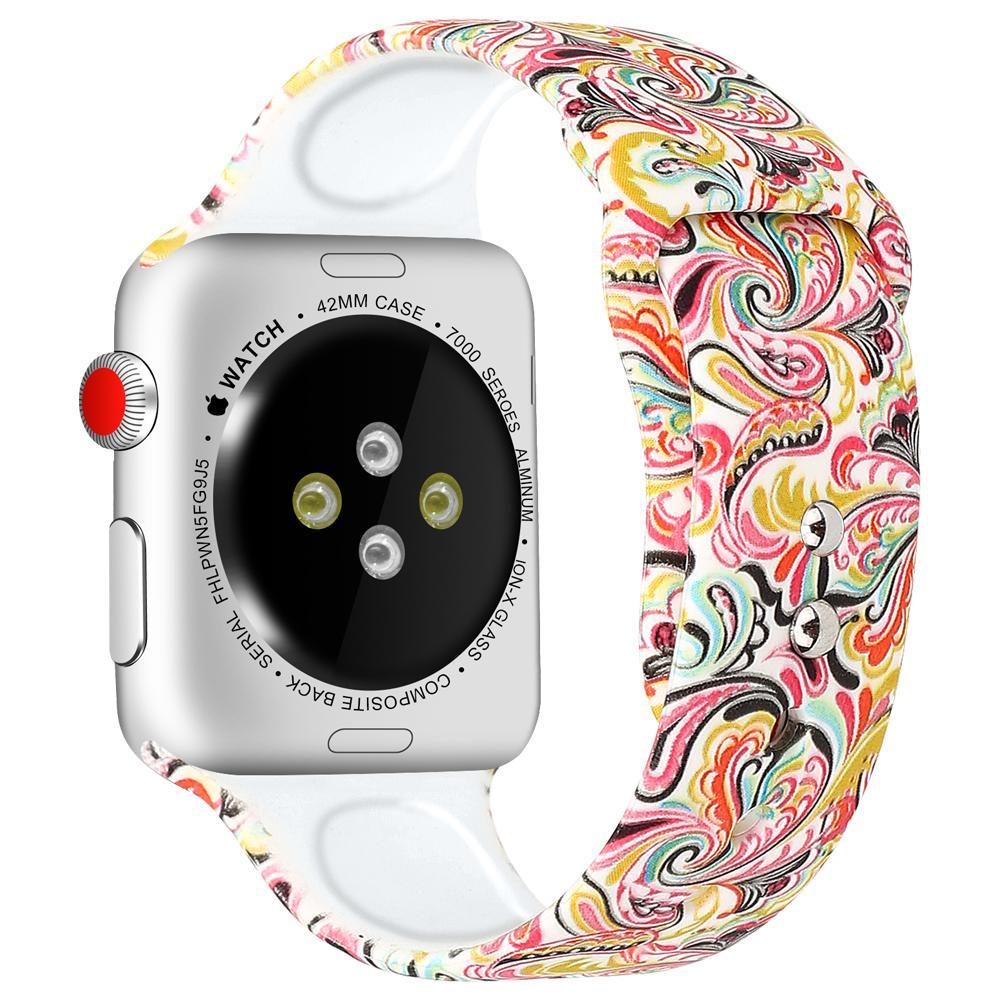 strap For Apple Watch band pulseira apple Watch 4 3 5 44mm 40mm iwatch band 42mm 38mm correa Popular Printing women bracelet 44