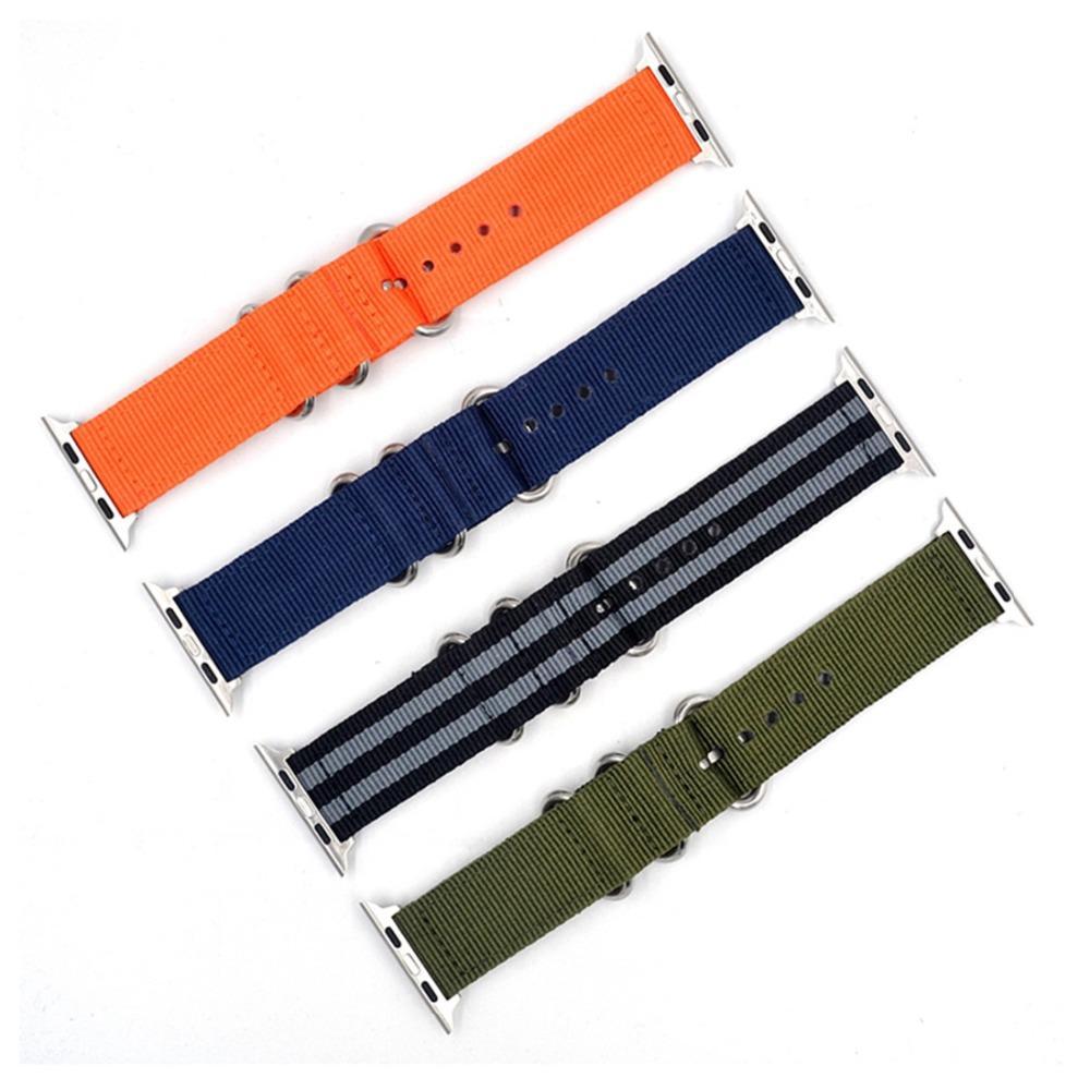 Nato strap For Apple watch band apple watch 4 3 5 band 44mm 40mm 42mm 38mm iwatch band correa woven nylon Bracelet Watchband