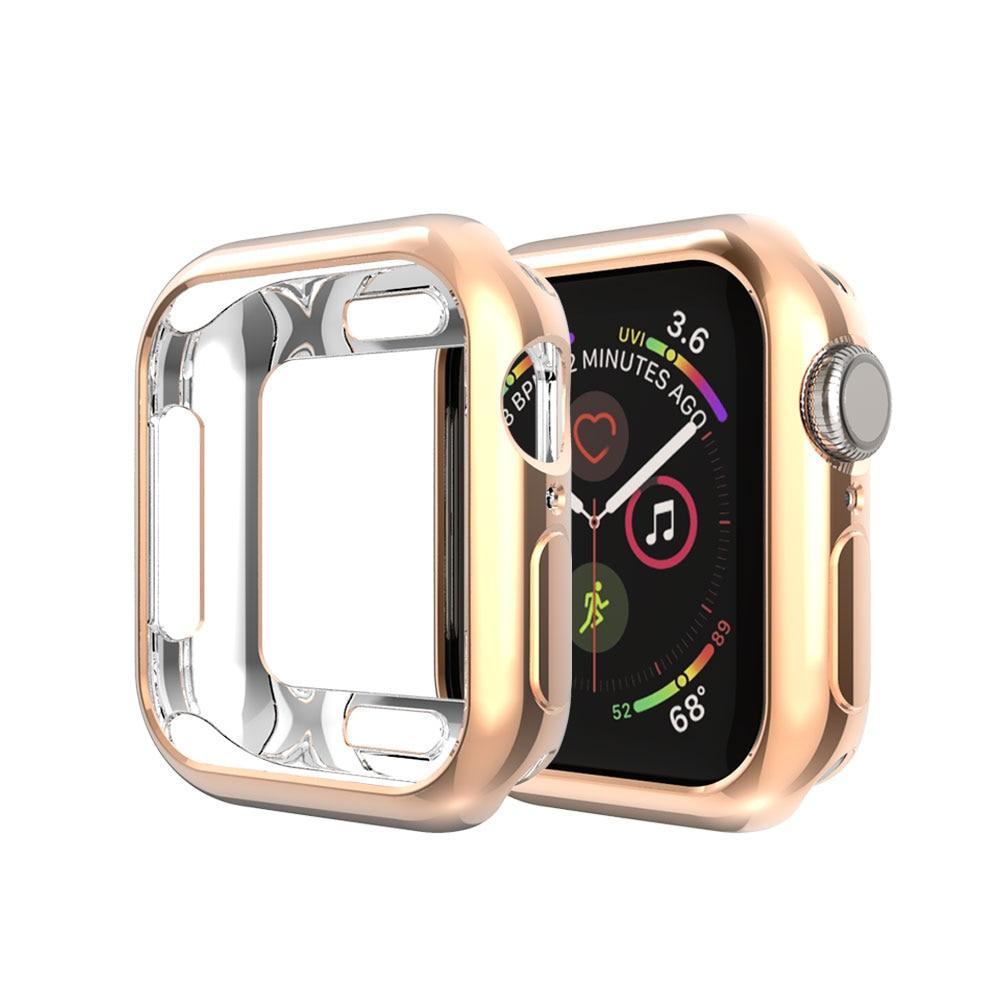 Cover case For Apple watch 4 3 5 case Apple Watch band 44mm 40mm 42mm/38mm Iwatch case TPU soft silicone Protect bumper