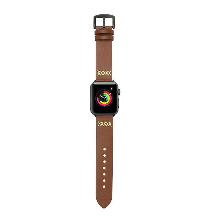 Leather Crazy Horse strap For Apple watch 4 band 44mm 40mm Iwatch series 4 3 2 1 42mm/38mm wrist watchband bracelet belt