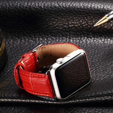 Leather strap For Apple Watch band apple watch 5 4 3 band 44mm/40mm correa iwatch 5 4 3 42mm/38mm Bamboo Bracelet watchband belt