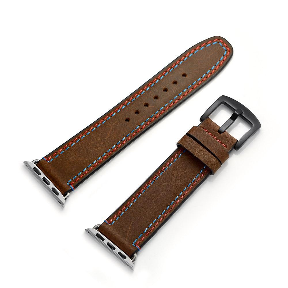 Genuine Leather Strap For apple watch band 42mm 44mm correa iwatch series 4 3 2 1 38mm 40mm Wrist Bracelet watchband