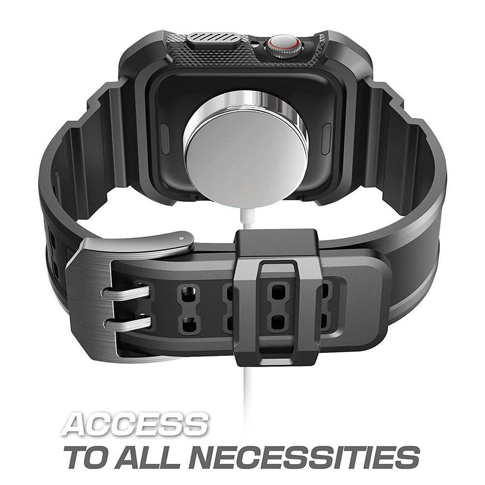 case+strap For Apple Watch band apple watch 4 5 Case 44mm 40mm iwatch 4 5 Rugged TPU Protective cover case watchband bracelet
