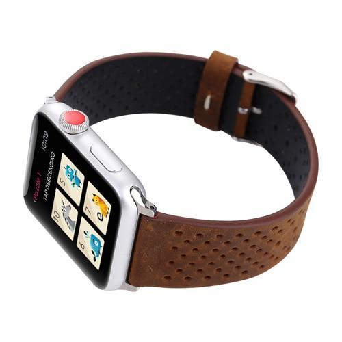 sport Leather strap For Apple watch band 42mm/38mm iwatch series 3/2/1 wrist bands breathable bracelet watchband Belt
