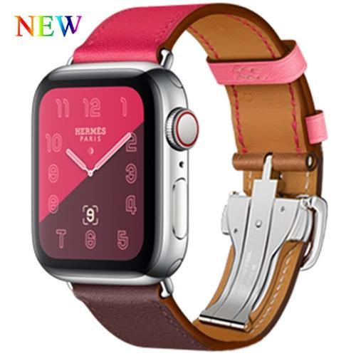 Deployment Buckle Strap For apple watch band Apple Watch 5 4 3 44mm 40mm iwatch band 5 42mm 38mm correa watchband Bracelet belt