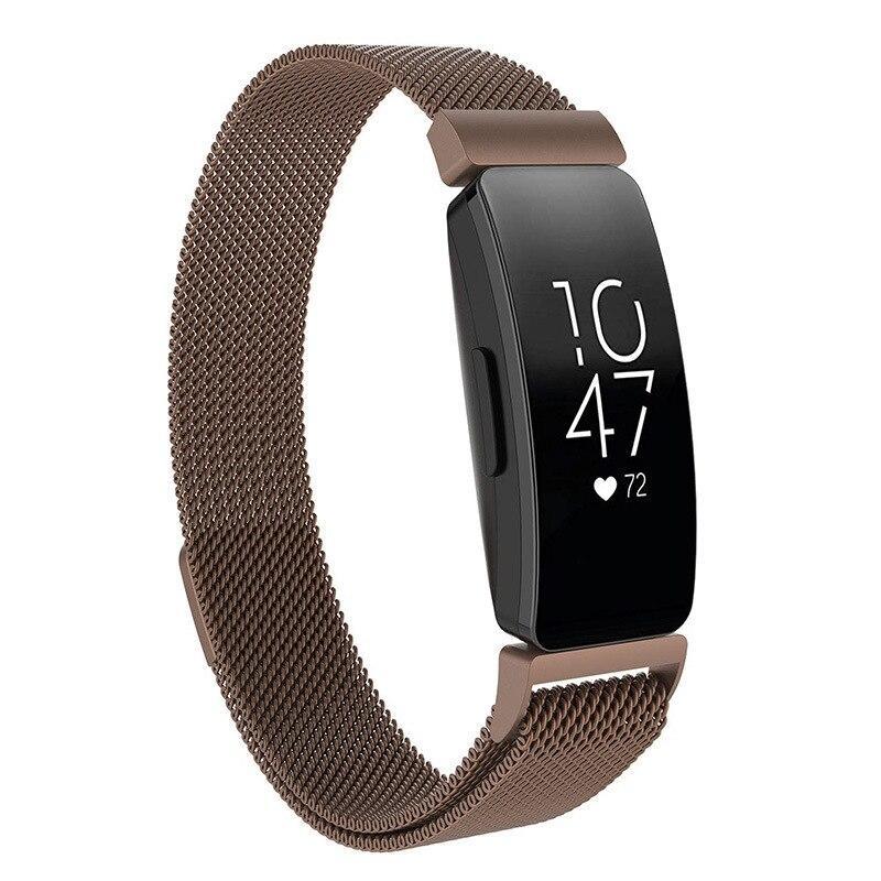 For Fitbit Inspire HR/ace2 Band Replacement Milanese Loop Strap Magnetic Stainless Steel Bracelet Betl for Fitbit Inspire