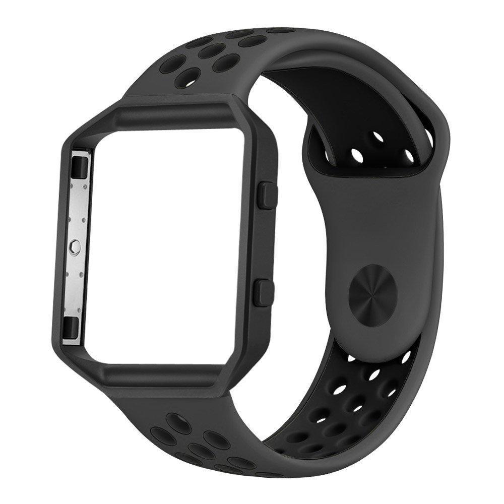 Replacement Watch Strap For Fitbit Blaze Bands Sport Soft Silicone For Fitbit Blaze Smart Fitness Watch With Frame