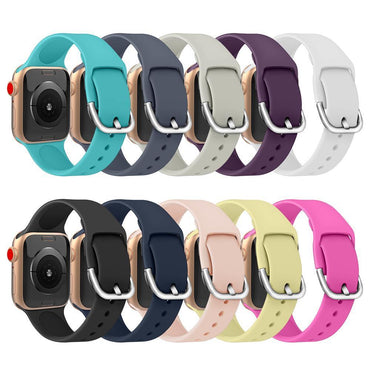 Silicone Strap For Apple Watch band apple watch 5 4 3 band 44mm 40mm iwatch correa 42mm 38mm pulseira apple Watch accessories
