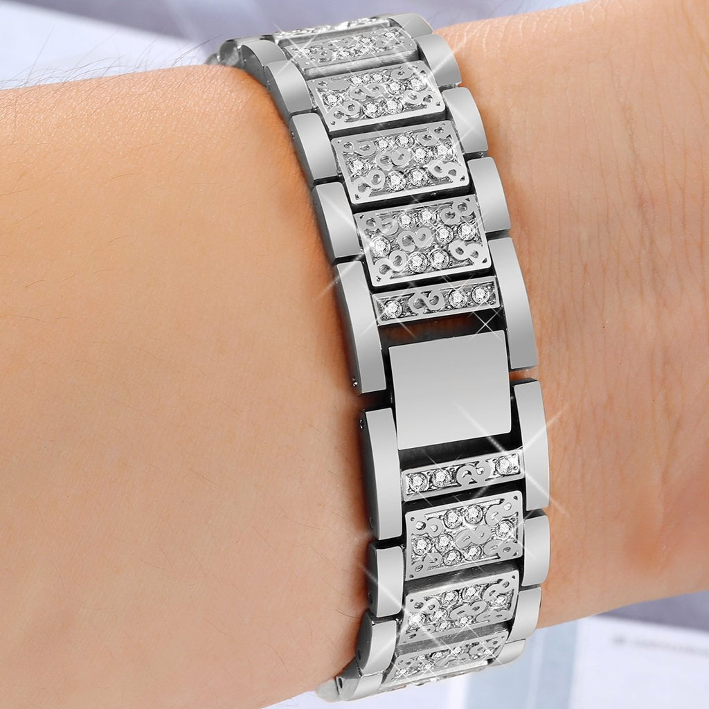 Diamond Strap For Apple Watch band 40mm/44mm correa iwatch band 42mm/38mm apple watch 5 4 3 2 1  stainless steel bracelet belt