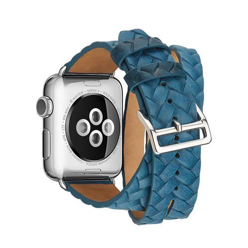 Leather Loop For Apple watch band 42mm 38mm iWatch strap Series 3 2 1 wrist bands Bracelet belt Double Tour watchband