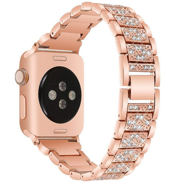 Diamond Strap For Apple Watch band 40mm/44mm correa iwatch band 42mm/38mm apple watch 5 4 3 2 1  stainless steel bracelet belt